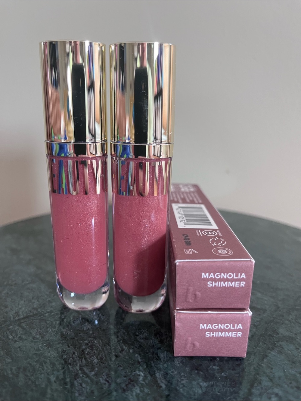 Two Beautycounter Beyond Gloss in Magnolia Shimmer, NIB
